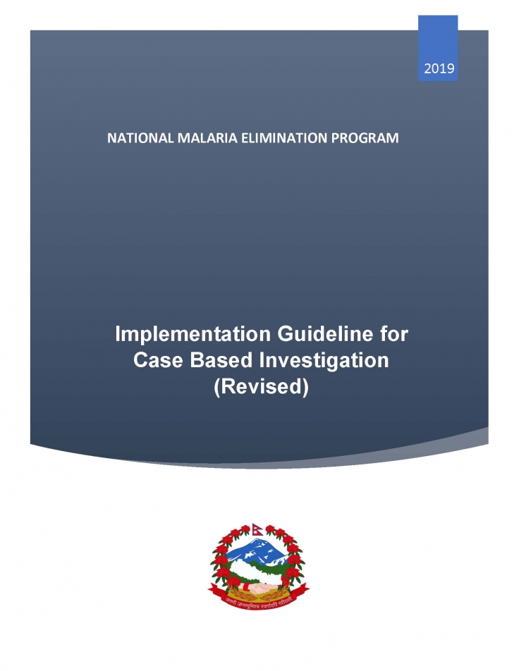 Implementation Guideline for Case Based Investigation 2019